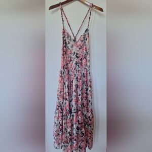 ASTR the Label Womens Eartha Floral Flowy Maxi Dress. Size M